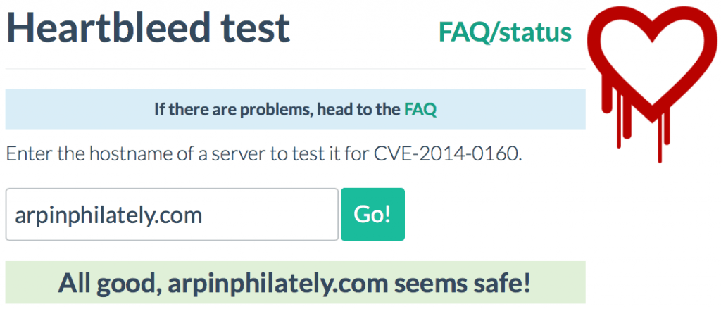 Heartbleed Test Results