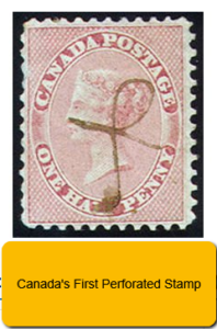 stamp perforations