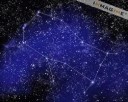 Gemini constellation in the night sky