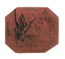 1856 1¢ magenta de Guyane britannique