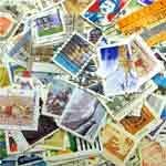 Collection de timbres.