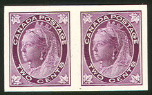 Canada Stamp #68P pair