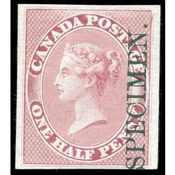  Exemple d'un timbre SPECIMEN du Canada