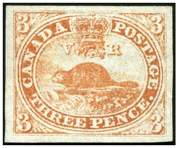 canada's first postage stamp